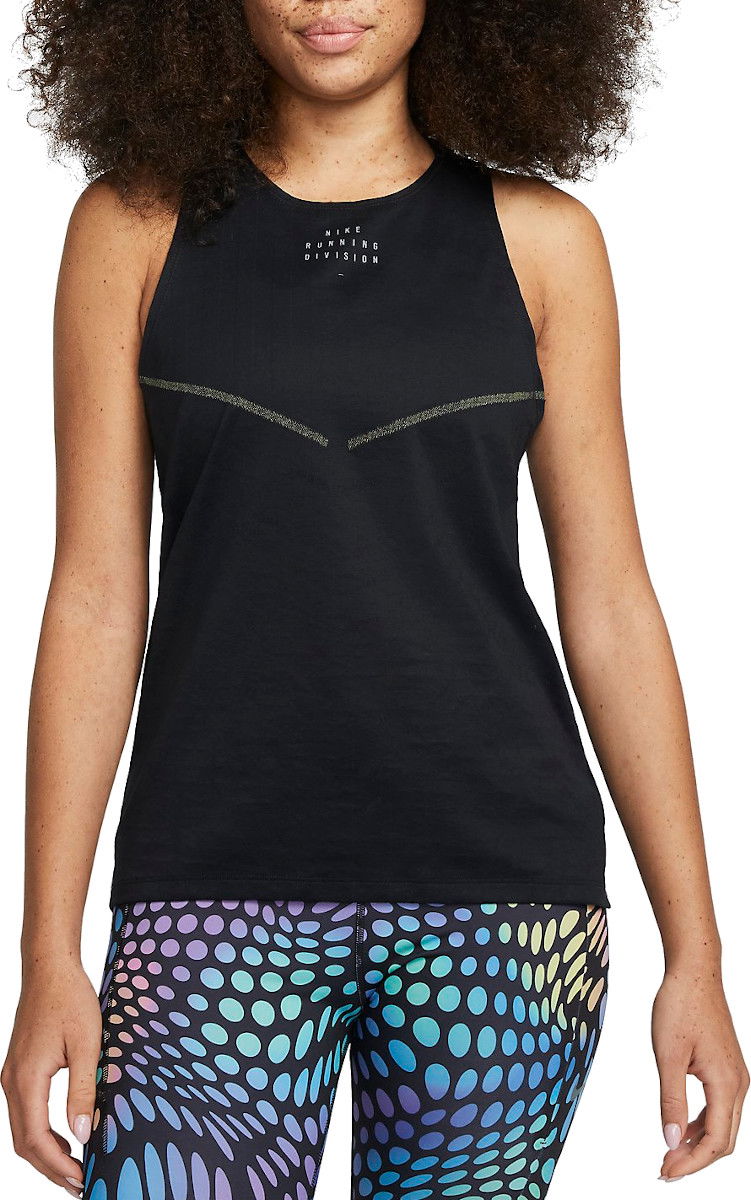 Majica brez rokavov Nike Women's Running Tank Top Črna | dm7558-010