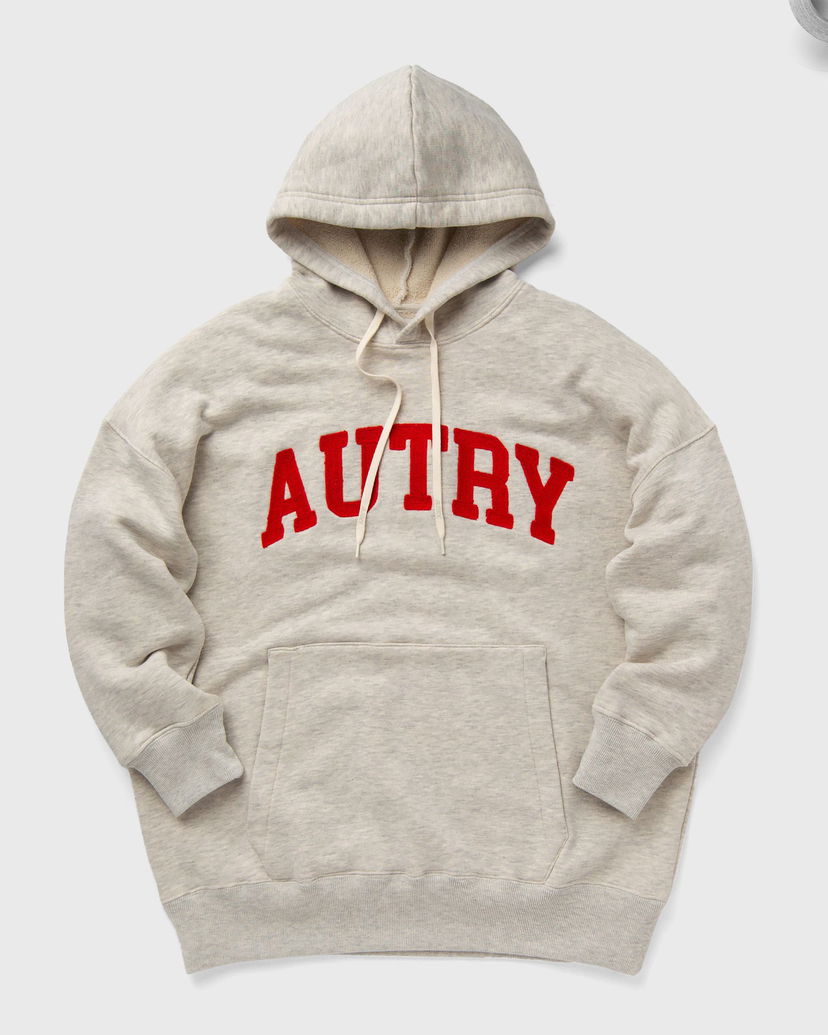 Pulover Autry Oversized Fleece Hoodie Siva | HOPW525M