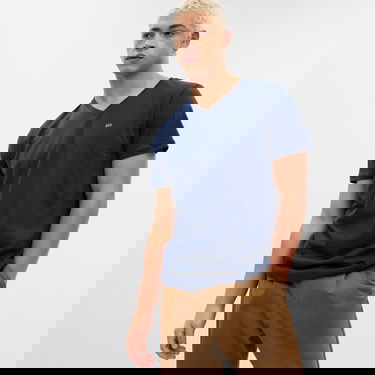 Majica GAP Micro Logo Vee Neck Tee Tapestry Navy Mornarica | 753771-03, 0