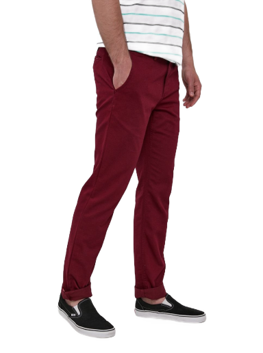 Hlače Vans Authentic Chinos Pants Bordo | VN0A5FJ7ZBS1