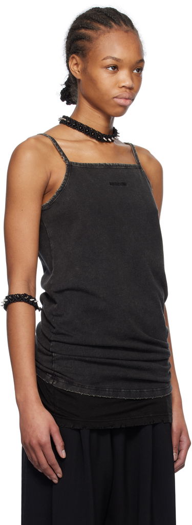 Majica brez rokavov We11done We11done Layered Sleeveless Tank Top Črna | WD-TT0-25-703-W-BK, 1