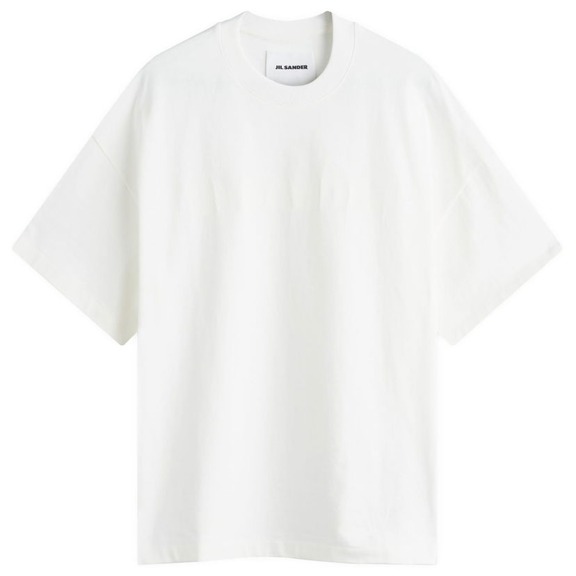 Majica Jil Sander Lightweight Stiff T-Shirt Bela | J21GC0168-J20243-102