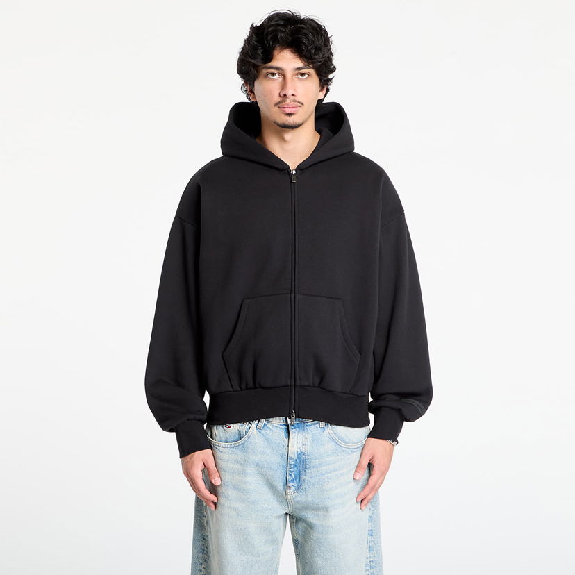 Pulover Fear of God Fear of God Essentials Classic Full Zip Hoodie Črna | 192SP254780F-861