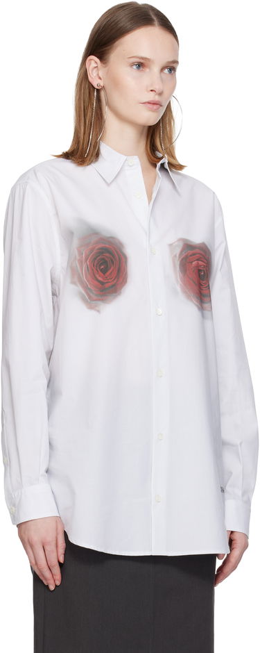 Srajce Jean Paul Gaultier Long Sleeve Button-Up Shirt with 'The Blurry Roses Print' Večbarvna | 25/04-U-ST039-C070-010230, 1