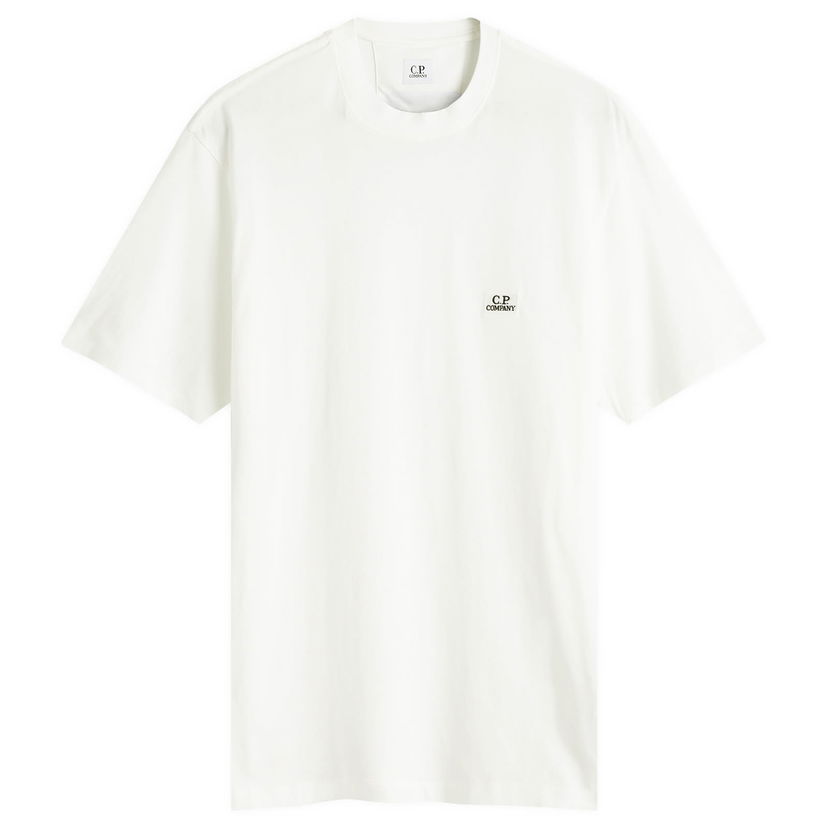 Majica C.P. Company Logo Patch T-Shirt Bela | 17CMTS031A-005100W-103