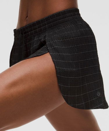 Kratke hlače lululemon Negative Split Textured Reflective Running Shorts Črna | prod20003643, 6