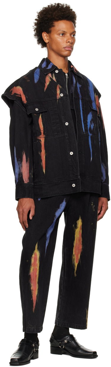 Polo majica Feng Chen Wang Feng Chen Wang Paneled Polo Črna | FMF14PL01B, 3