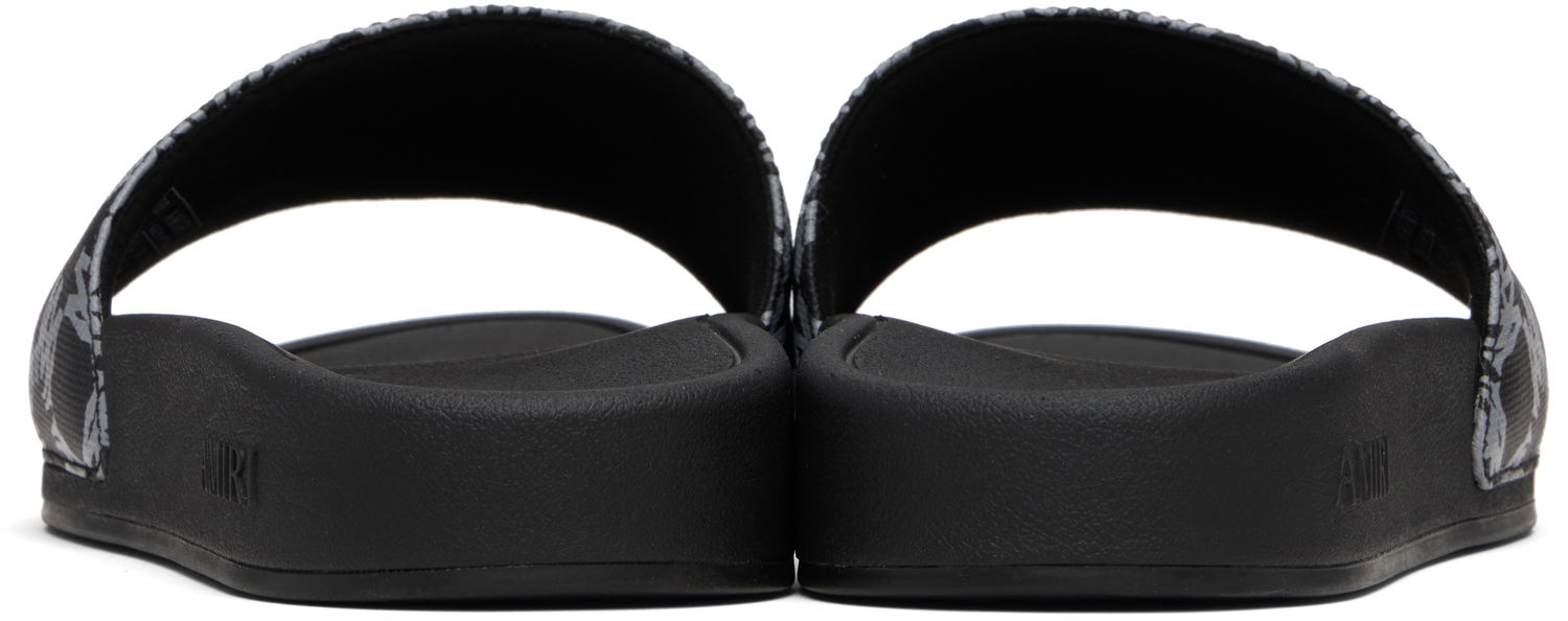 Superge in čevlji AMIRI MA Quad Canvas Slides Črna | AMFOSL1006, 1