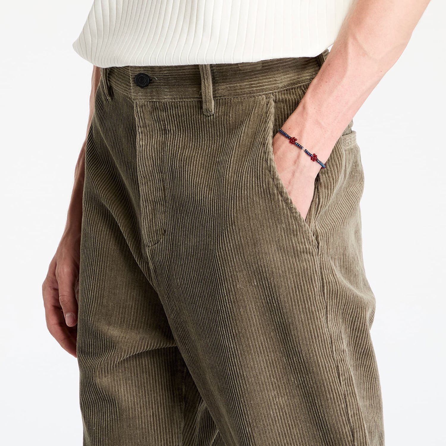 Kavbojke CALVIN KLEIN Jeans Corduroy Pant Gray Rjava | J30J326161 PFV, 1