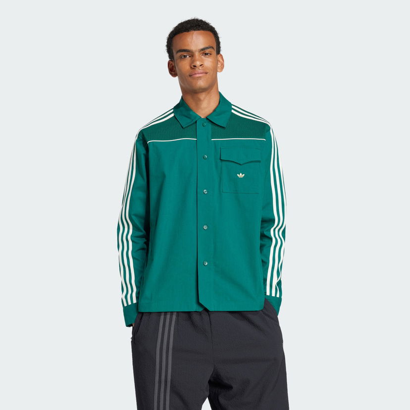Srajce adidas Performance Premium Woven Shirt Zelena | JD3410