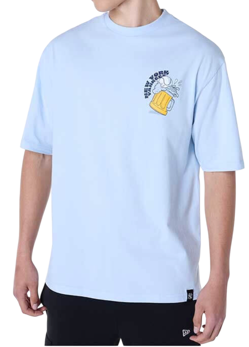 Majica New Era New Era MLB New York Yankees Food Graphic Oversized T-Shirt Modra | 60596211-60596211