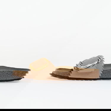 Superge in čevlji Birkenstock Birkenstock Madrid Big Buckle Slides Bež | 1024009, 0