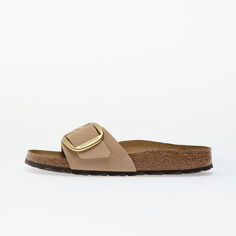 Superge in čevlji Birkenstock Birkenstock Madrid Big Buckle Slides Bež | 1024009