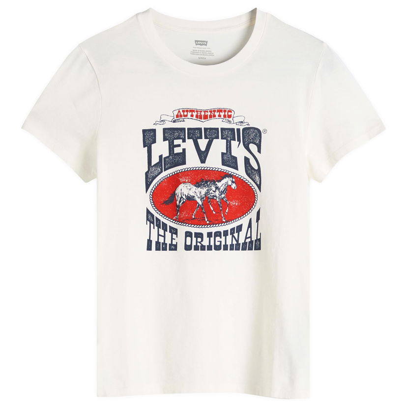 Majica Levi's Perfect Graphic T-Shirt Horse Poster Bela | 17369-3022