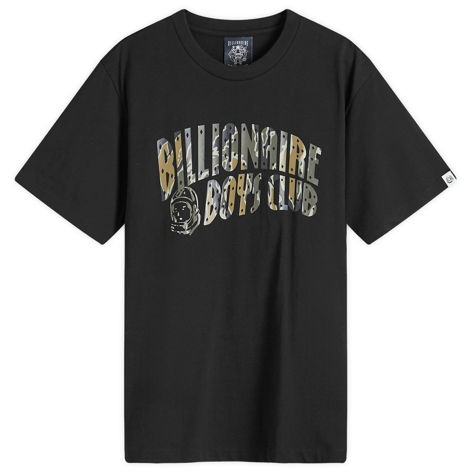 Majica BILLIONAIRE BOYS CLUB Camo Arch Logo T-Shirt Črna | B24347-BLK, 0