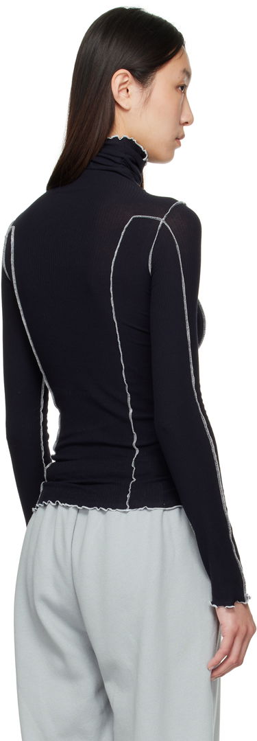 Pleteni pulover Baserange Baserange Omato Turtleneck Top Črna | TTOMT-CR-AU25, 2