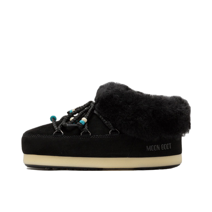 Superge in čevlji Moon Boot MB EVX MULE SUEDE BEADS Boots Črna | 80D1470040-NN13