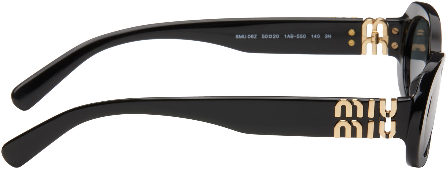 Sončna očala Miu Miu Miu Miu Glimpse Sunglasses Črna | 0MU 06ZS 8056597989060, 1