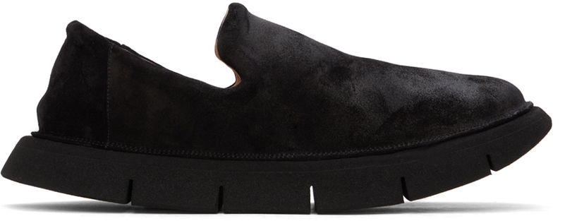 Nega čevljev Marsèll Marsèll Intagliata Suede Slippers Črna | MM4357 186666
