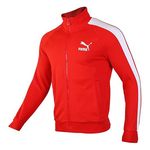 Vetrovka Puma Iconic Minimalistic Stand Collar Jacket Rdeča | 595976-11, 0