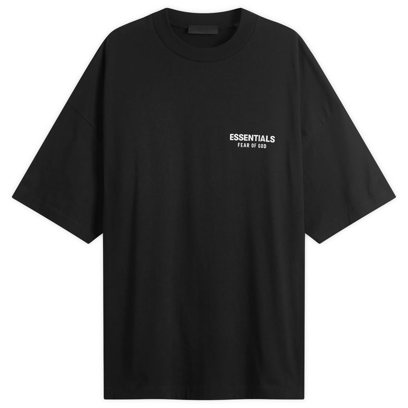 Majica Fear of God ESSENTIALS Core Logo Jersey T-Shirt Črna | 125HO244360F