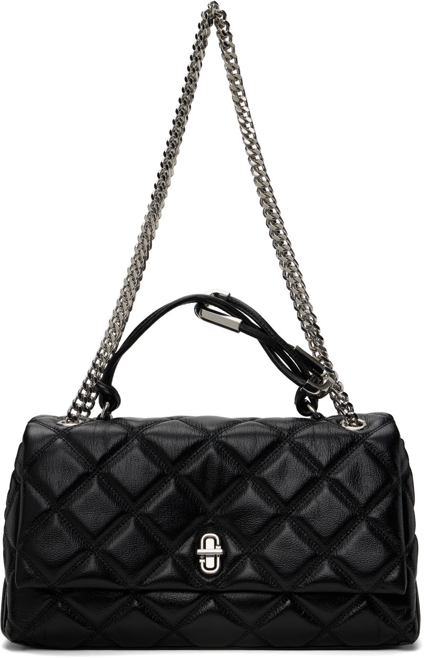 Torbica Marc Jacobs Marc Jacobs The Quilted Dual Convertible Shoulder Bag Črna | 2S5HCR007H02