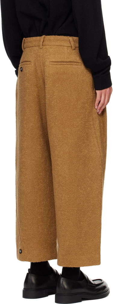 Hlače ADER ERROR Brown Wool Wide Leg Trousers Rjava | BN01FWSA0207CM, 2