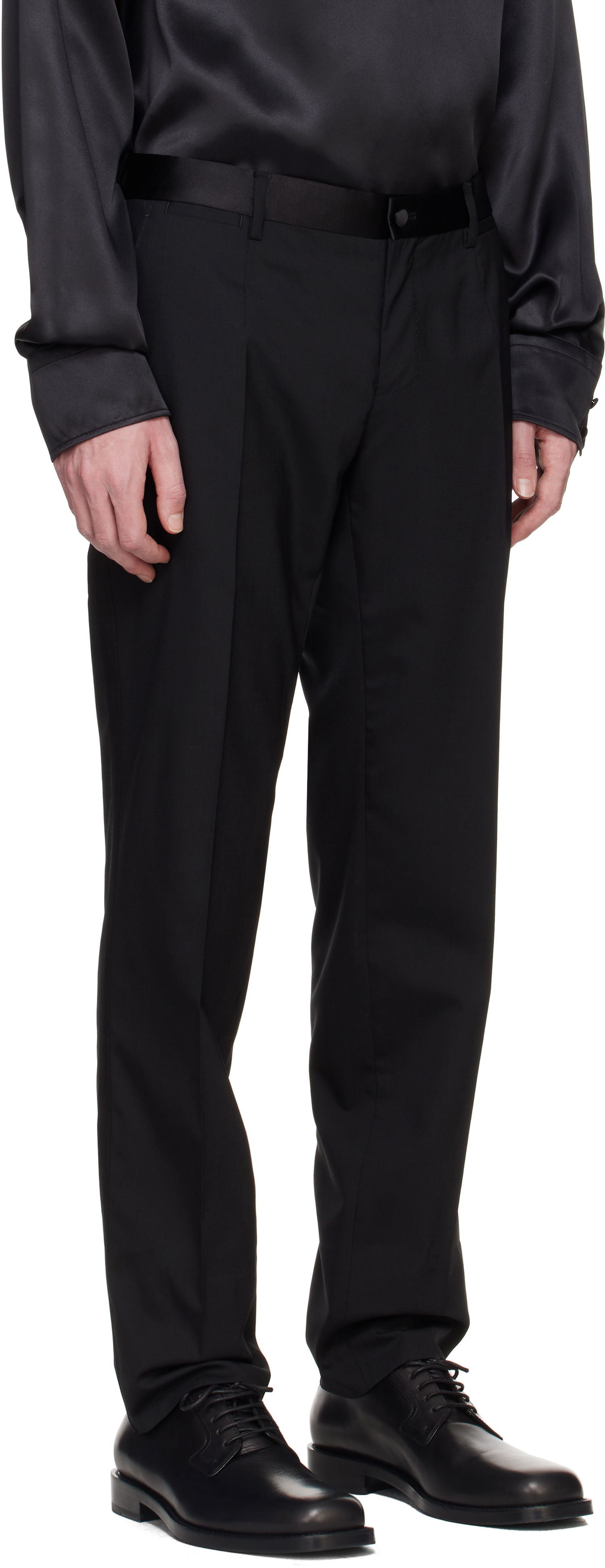 Hlače Dolce & Gabbana Dolce&Gabbana Six-Pocket Trousers Črna | GYA5MTGI726, 1