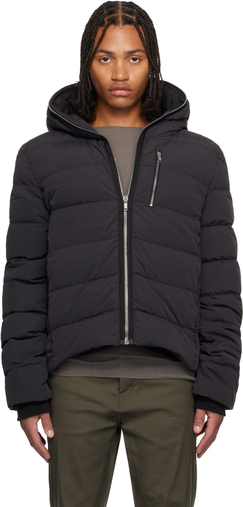 Puhovka Rick Owens Concordians Quilted Down Jacket Črna | RU02E1722 MTD1