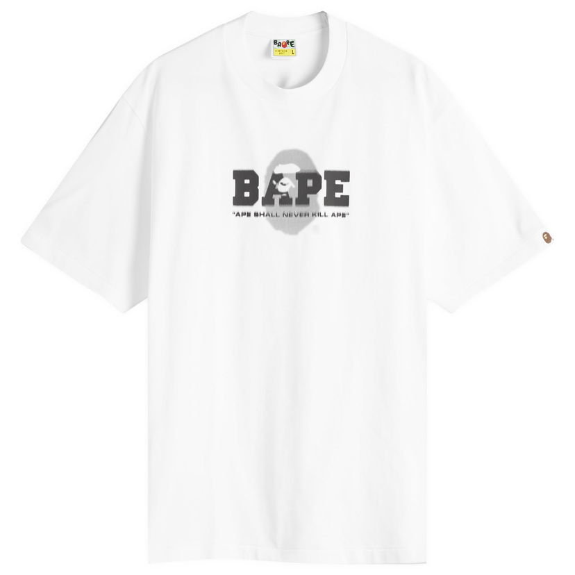 Majica BAPE Graffiti Logo Relaxed Fit T-Shirt, Size X-Large Bela | 001TEL301308M-WHT