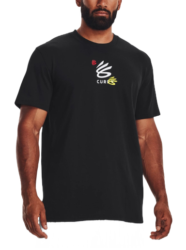 Majica Under Armour Tee Curry 3'S Hvyweight Črna | 1376275-001