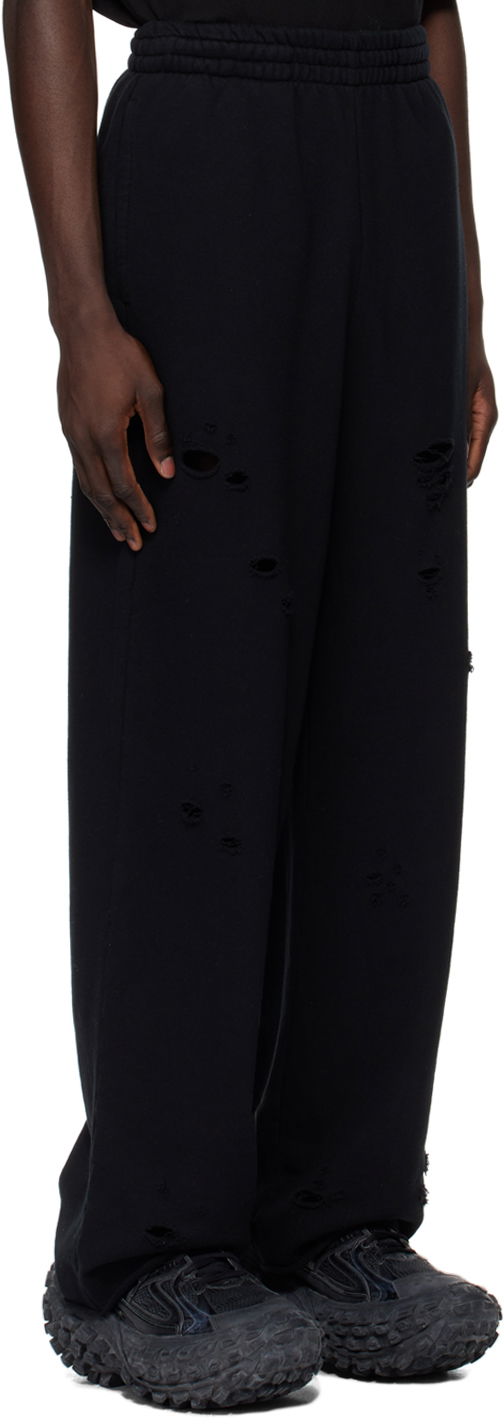 Trenirka We11done We11done Distressed Sweatpants Črna | WD-TA1-24-812-U-BK, 1