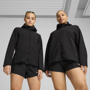 Vetrovka Puma RUN Women's Hooded Running Jacket Črna | 525753_01, 0
