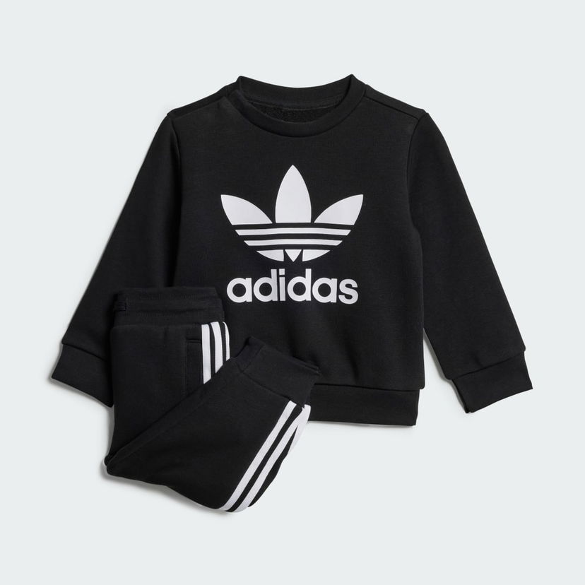 Trenirka adidas Performance Crew Sweatshirt and Pants Set Črna | IX5150