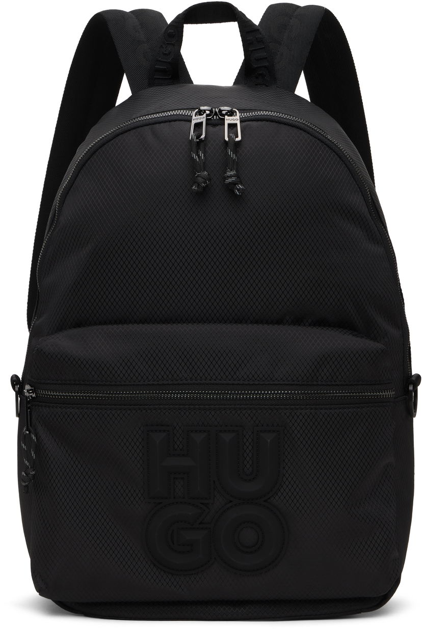 Nahrbtnik BOSS Hugo Logo Backpack Črna | 50536026