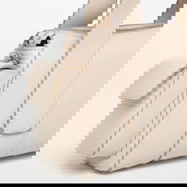 Torba za čez ramo CALVIN KLEIN Calvin Klein Webbing Strap Pocket Crossover Bag Bež | LV04F3291G 2QO, 3