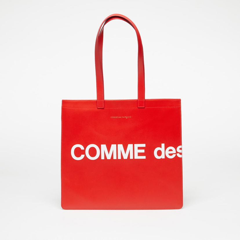 Tote bag Comme des Garçons Huge Logo Tote Bag Red Universal Rdeča | SA9001HL Red