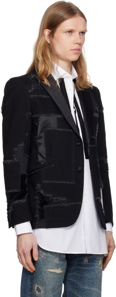 Jakna Junya Watanabe Junya Watanabe Patchwork Blazer Črna | WO-J033-051, 1