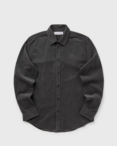 Srajce Samsoe Samsoe SALIAM NX Corduroy Button-Up Shirt Siva | M10000028-BLACK-OYSTER, 1