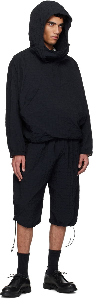 Kratke hlače sage NATION SAGE NATION Factor Textured Drawstring Shorts Črna | S108 FACTOR SHORTS, 3