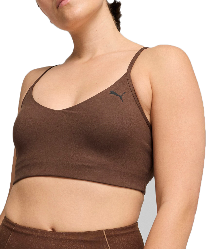 Modrček Puma Puma Move Yogini Sports Bra Rjava | 524835-65