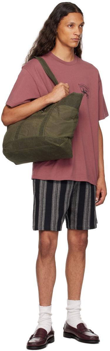 Kratke hlače Carhartt WIP Striped Relaxed Fit Shorts Črna | I033692, 3