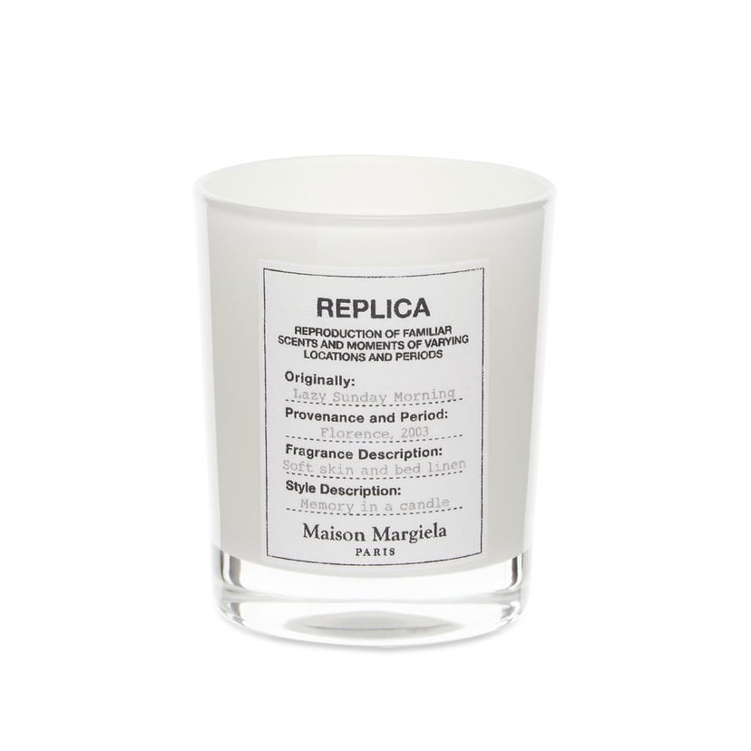 Sveče Maison Margiela Replica Lazy Sunday Candle in 165g Bela | MMMCAN01