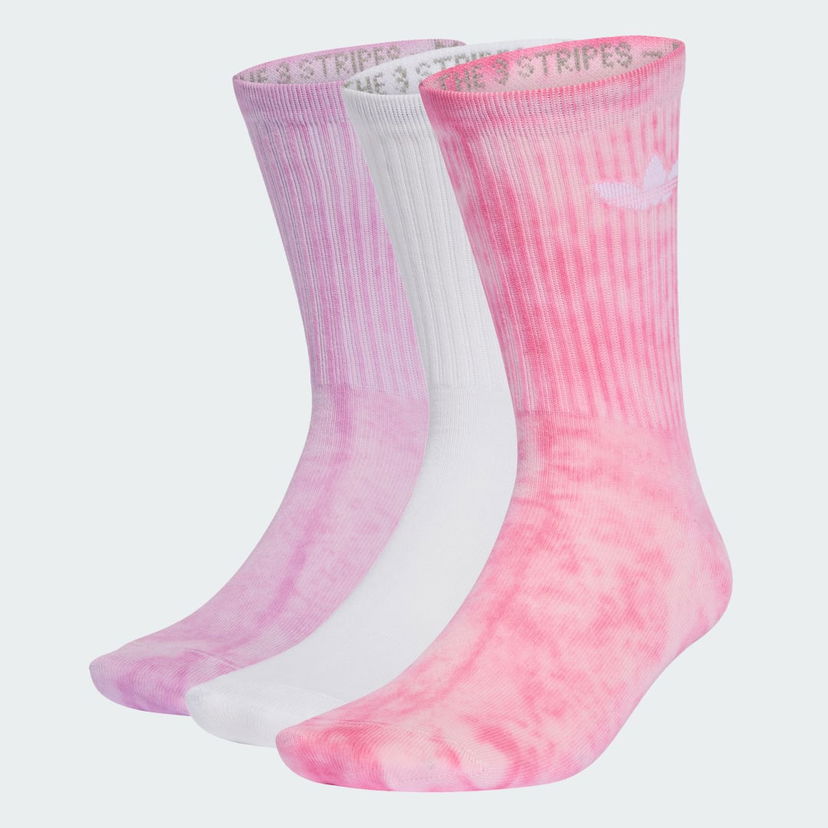 Nogavice adidas Performance Adidas Tie Dye Crew Socks (3 Pairs) Roza | JY0239