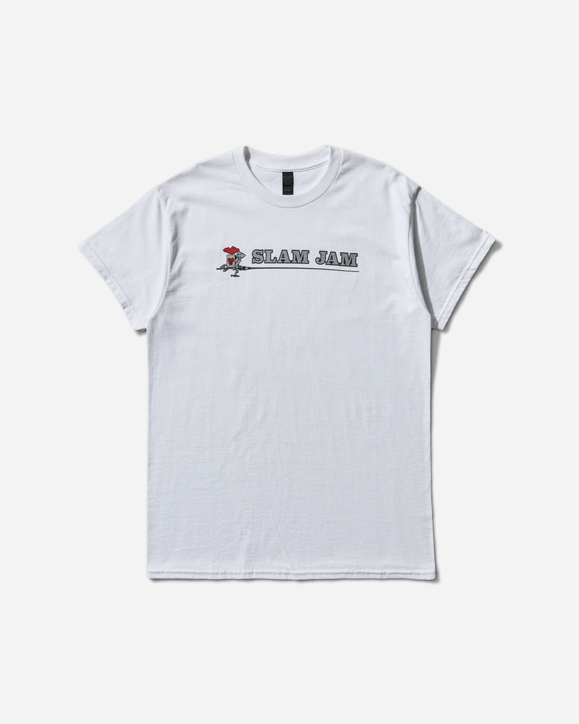 Majica Slam Jam Panini Slam Jam T-Shirt Bela | SJPANINITEE WHT