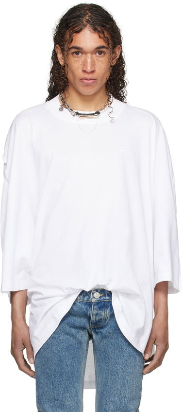 Majica Jean Paul Gaultier Jean Paul Gaultier Shayne Oliver Edition Oversized T-Shirt Bela | 24/27-U-TS068B-J063-01, 0