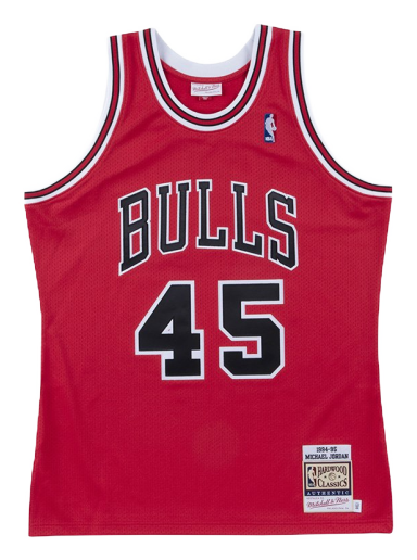 Dres Mitchell & Ness NBA Chicago Bulls Michael Jordan 1994-95 Authentic Jersey Rdeča | AJY4LG19008-CBUSCAR94MJO