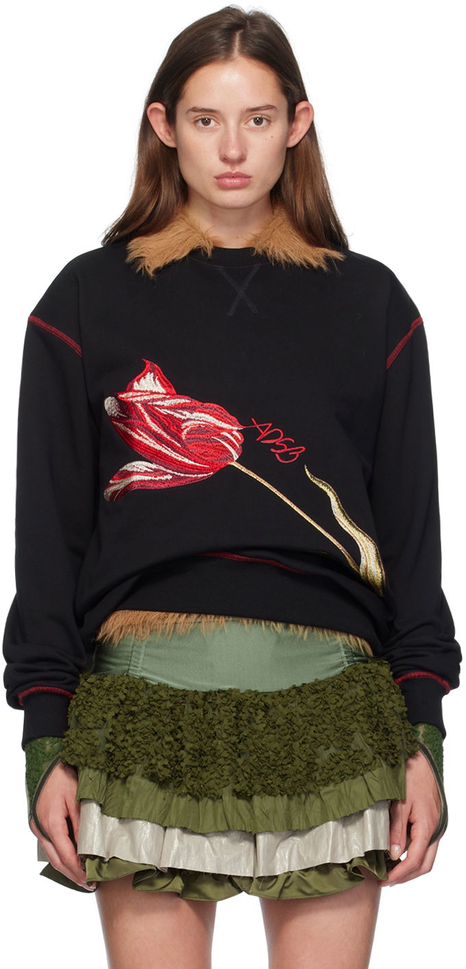 Pulover Andersson Bell Essential Fiore Sweatshirt Črna | atb1147u