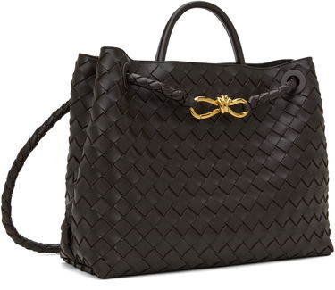 Tote bag Bottega Veneta Bottega Veneta Andiamo Woven Leather Tote Rjava | 766016VCPP12272, 4