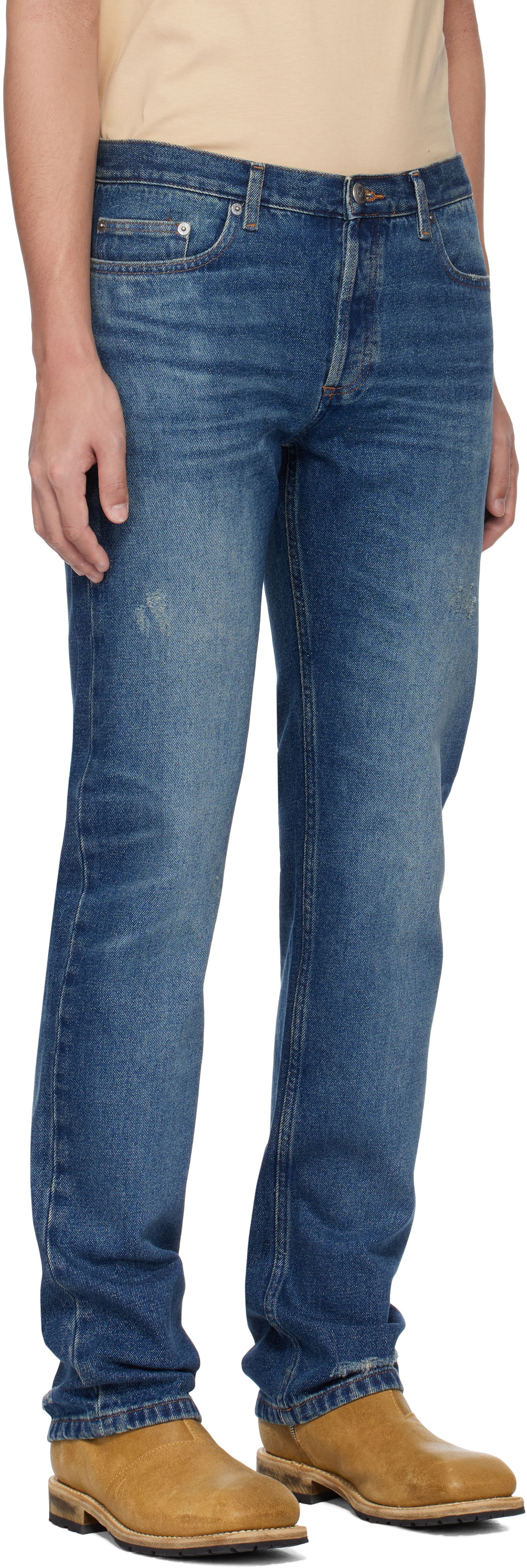 Kavbojke A.P.C. New Standard Jeans Modra | COHFC-M09001, 1